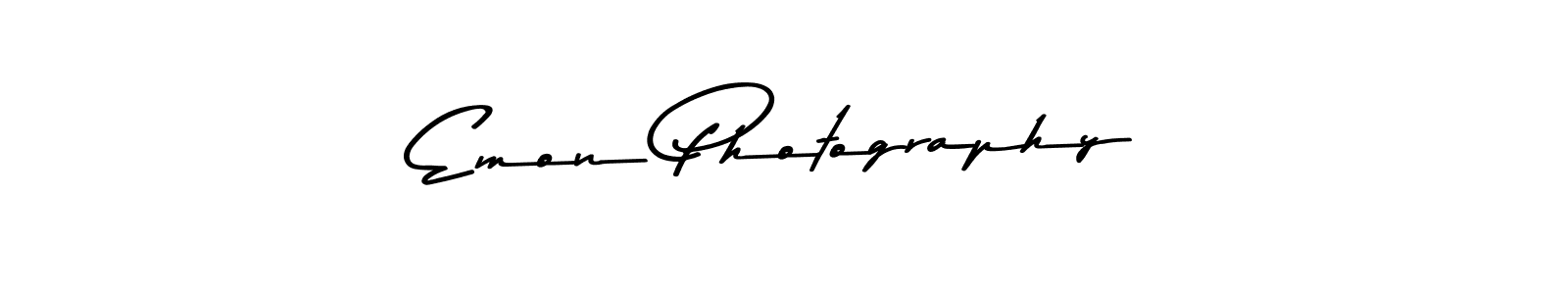 You should practise on your own different ways (Asem Kandis PERSONAL USE) to write your name (Emon Photography) in signature. don't let someone else do it for you. Emon Photography signature style 9 images and pictures png
