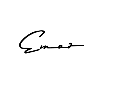 How to make Emoz signature? Asem Kandis PERSONAL USE is a professional autograph style. Create handwritten signature for Emoz name. Emoz signature style 9 images and pictures png