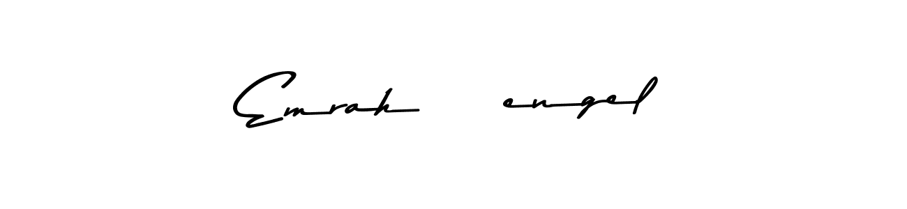 Make a beautiful signature design for name Emrah Çengel. With this signature (Asem Kandis PERSONAL USE) style, you can create a handwritten signature for free. Emrah Çengel signature style 9 images and pictures png
