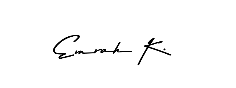 Make a beautiful signature design for name Emrah K.. Use this online signature maker to create a handwritten signature for free. Emrah K. signature style 9 images and pictures png