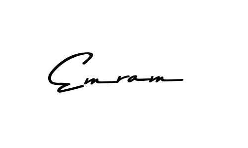 How to make Emram signature? Asem Kandis PERSONAL USE is a professional autograph style. Create handwritten signature for Emram name. Emram signature style 9 images and pictures png