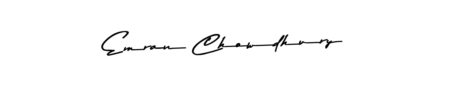 You can use this online signature creator to create a handwritten signature for the name Emran Chowdhury. This is the best online autograph maker. Emran Chowdhury signature style 9 images and pictures png