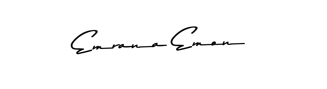 The best way (Asem Kandis PERSONAL USE) to make a short signature is to pick only two or three words in your name. The name Emrana Emon include a total of six letters. For converting this name. Emrana Emon signature style 9 images and pictures png