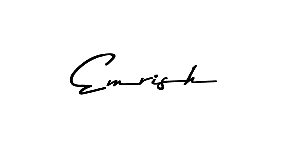 How to make Emrish signature? Asem Kandis PERSONAL USE is a professional autograph style. Create handwritten signature for Emrish name. Emrish signature style 9 images and pictures png