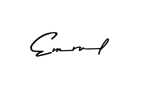 if you are searching for the best signature style for your name Emrul. so please give up your signature search. here we have designed multiple signature styles  using Asem Kandis PERSONAL USE. Emrul signature style 9 images and pictures png