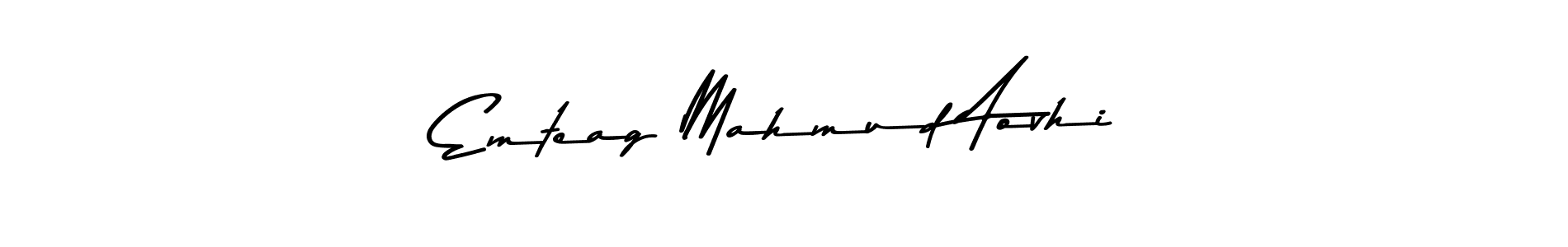 Similarly Asem Kandis PERSONAL USE is the best handwritten signature design. Signature creator online .You can use it as an online autograph creator for name Emteag Mahmud Aovhi. Emteag Mahmud Aovhi signature style 9 images and pictures png