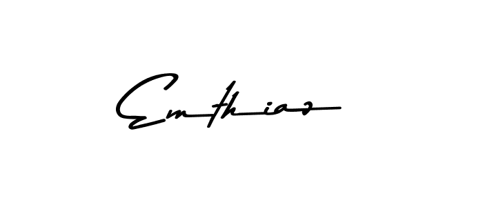 You should practise on your own different ways (Asem Kandis PERSONAL USE) to write your name (Emthiaz) in signature. don't let someone else do it for you. Emthiaz signature style 9 images and pictures png