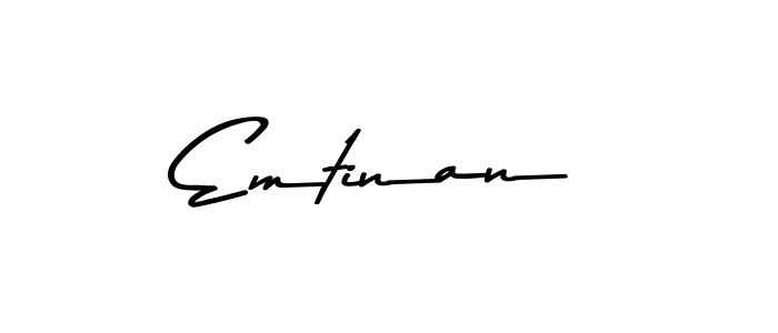 Similarly Asem Kandis PERSONAL USE is the best handwritten signature design. Signature creator online .You can use it as an online autograph creator for name Emtinan. Emtinan signature style 9 images and pictures png