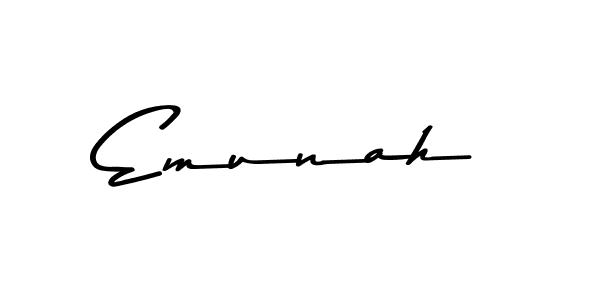 Also we have Emunah name is the best signature style. Create professional handwritten signature collection using Asem Kandis PERSONAL USE autograph style. Emunah signature style 9 images and pictures png