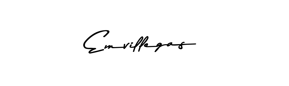 Design your own signature with our free online signature maker. With this signature software, you can create a handwritten (Asem Kandis PERSONAL USE) signature for name Emvillegas. Emvillegas signature style 9 images and pictures png