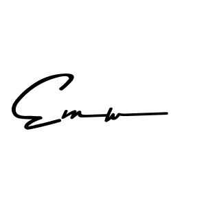 The best way (Asem Kandis PERSONAL USE) to make a short signature is to pick only two or three words in your name. The name Emw include a total of six letters. For converting this name. Emw signature style 9 images and pictures png