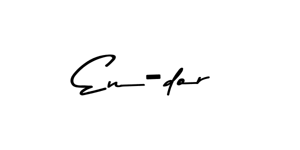 Use a signature maker to create a handwritten signature online. With this signature software, you can design (Asem Kandis PERSONAL USE) your own signature for name En-dor. En-dor signature style 9 images and pictures png