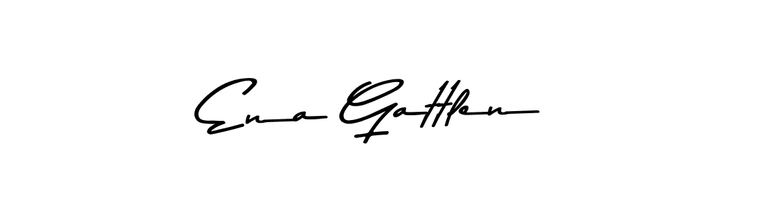 Make a beautiful signature design for name Ena Gattlen. With this signature (Asem Kandis PERSONAL USE) style, you can create a handwritten signature for free. Ena Gattlen signature style 9 images and pictures png