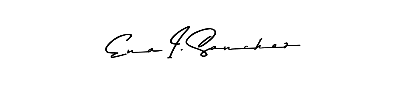 Make a beautiful signature design for name Ena I. Sanchez. Use this online signature maker to create a handwritten signature for free. Ena I. Sanchez signature style 9 images and pictures png