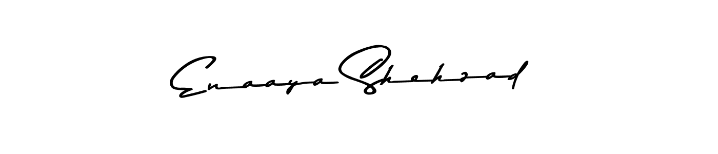How to make Enaaya Shehzad name signature. Use Asem Kandis PERSONAL USE style for creating short signs online. This is the latest handwritten sign. Enaaya Shehzad signature style 9 images and pictures png