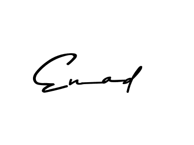 How to make Enad signature? Asem Kandis PERSONAL USE is a professional autograph style. Create handwritten signature for Enad name. Enad signature style 9 images and pictures png
