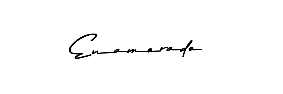 Make a beautiful signature design for name Enamorado. With this signature (Asem Kandis PERSONAL USE) style, you can create a handwritten signature for free. Enamorado signature style 9 images and pictures png