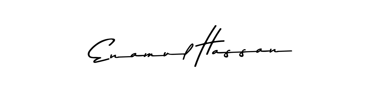 Use a signature maker to create a handwritten signature online. With this signature software, you can design (Asem Kandis PERSONAL USE) your own signature for name Enamul Hassan. Enamul Hassan signature style 9 images and pictures png