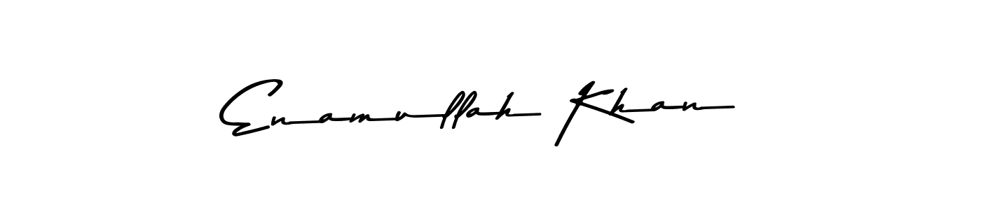 Make a beautiful signature design for name Enamullah Khan. Use this online signature maker to create a handwritten signature for free. Enamullah Khan signature style 9 images and pictures png