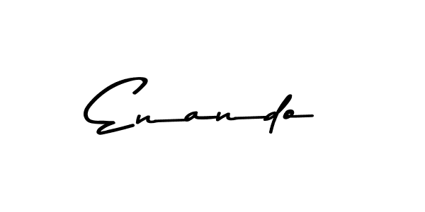Also You can easily find your signature by using the search form. We will create Enando name handwritten signature images for you free of cost using Asem Kandis PERSONAL USE sign style. Enando signature style 9 images and pictures png