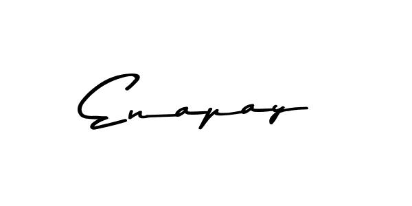 This is the best signature style for the Enapay name. Also you like these signature font (Asem Kandis PERSONAL USE). Mix name signature. Enapay signature style 9 images and pictures png