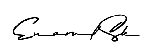 Create your official email sign-off with Enarul Sk name in Asem Kandis PERSONAL USE style. Crisp, clean, and perfectly legible across all screens. Enarul Sk signature style 9 images and pictures png