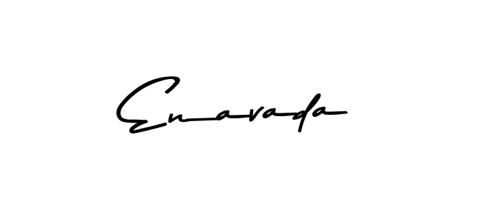 Enavada stylish signature style. Best Handwritten Sign (Asem Kandis PERSONAL USE) for my name. Handwritten Signature Collection Ideas for my name Enavada. Enavada signature style 9 images and pictures png