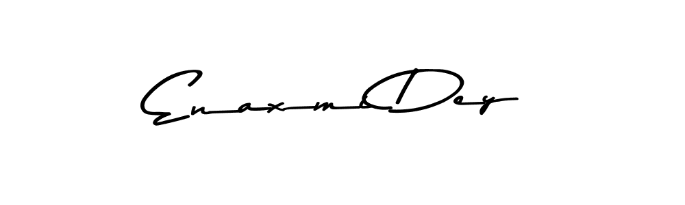 How to make Enaxmi Dey name signature. Use Asem Kandis PERSONAL USE style for creating short signs online. This is the latest handwritten sign. Enaxmi Dey signature style 9 images and pictures png