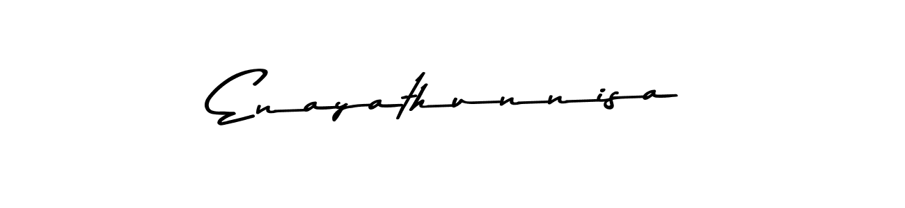 Create a beautiful signature design for name Enayathunnisa. With this signature (Asem Kandis PERSONAL USE) fonts, you can make a handwritten signature for free. Enayathunnisa signature style 9 images and pictures png