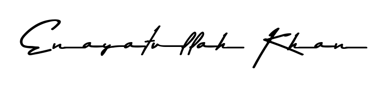 Transform the name Enayatullah Khan into a signature masterpiece using Asem Kandis PERSONAL USE font. Ideal for photographers, artists, and creators looking for watermarks. Enayatullah Khan signature style 9 images and pictures png