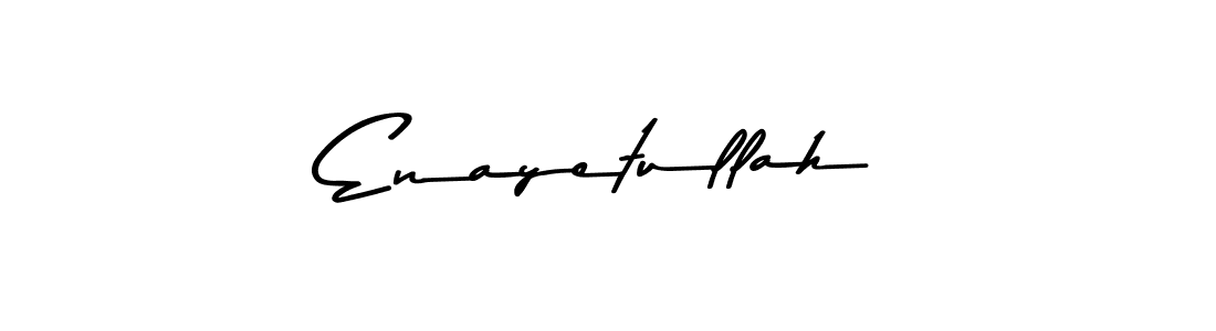 How to make Enayetullah name signature. Use Asem Kandis PERSONAL USE style for creating short signs online. This is the latest handwritten sign. Enayetullah signature style 9 images and pictures png