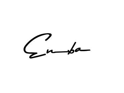 Design your own signature with our free online signature maker. With this signature software, you can create a handwritten (Asem Kandis PERSONAL USE) signature for name Enba. Enba signature style 9 images and pictures png