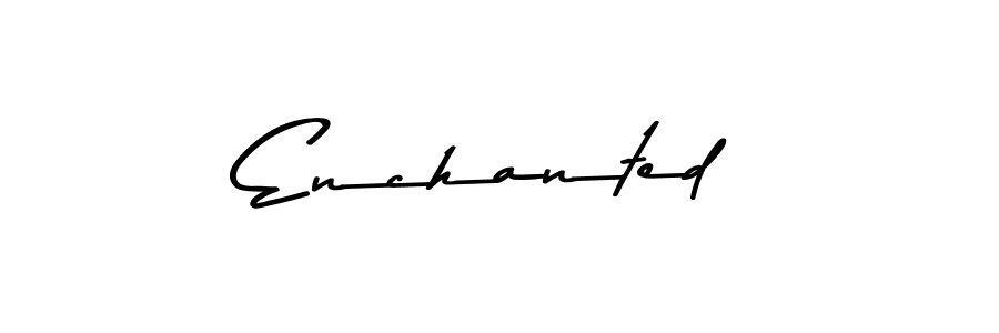 You should practise on your own different ways (Asem Kandis PERSONAL USE) to write your name (Enchanted) in signature. don't let someone else do it for you. Enchanted signature style 9 images and pictures png