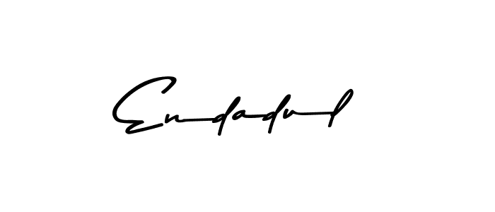Make a beautiful signature design for name Endadul. With this signature (Asem Kandis PERSONAL USE) style, you can create a handwritten signature for free. Endadul signature style 9 images and pictures png