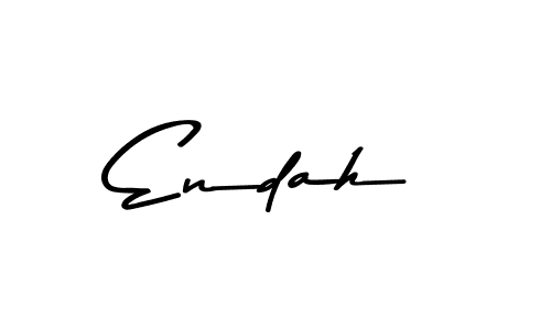 Make a beautiful signature design for name Endah. With this signature (Asem Kandis PERSONAL USE) style, you can create a handwritten signature for free. Endah signature style 9 images and pictures png