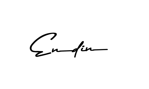 Make a beautiful signature design for name Endin. With this signature (Asem Kandis PERSONAL USE) style, you can create a handwritten signature for free. Endin signature style 9 images and pictures png