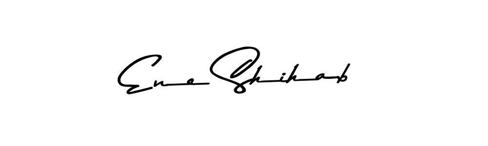 The best way (Asem Kandis PERSONAL USE) to make a short signature is to pick only two or three words in your name. The name Ene Shihab include a total of six letters. For converting this name. Ene Shihab signature style 9 images and pictures png