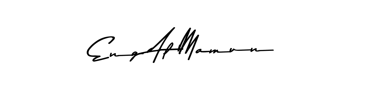 Create a beautiful signature design for name Eng Al Mamun. With this signature (Asem Kandis PERSONAL USE) fonts, you can make a handwritten signature for free. Eng Al Mamun signature style 9 images and pictures png