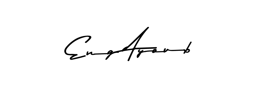 This is the best signature style for the Eng Ayoub name. Also you like these signature font (Asem Kandis PERSONAL USE). Mix name signature. Eng Ayoub signature style 9 images and pictures png