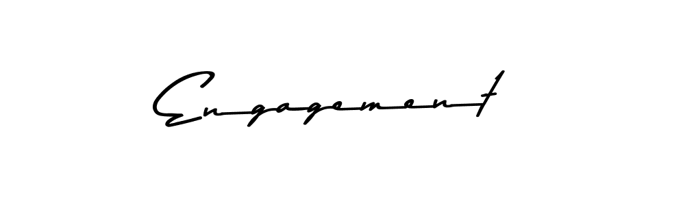 How to make Engagement signature? Asem Kandis PERSONAL USE is a professional autograph style. Create handwritten signature for Engagement name. Engagement signature style 9 images and pictures png