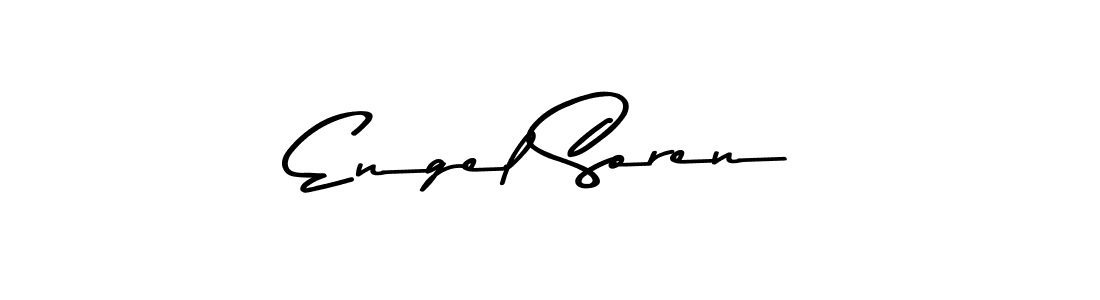 This is the best signature style for the Engel Soren name. Also you like these signature font (Asem Kandis PERSONAL USE). Mix name signature. Engel Soren signature style 9 images and pictures png