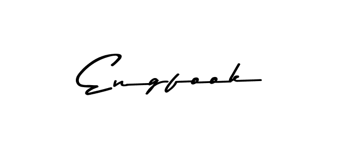 Use a signature maker to create a handwritten signature online. With this signature software, you can design (Asem Kandis PERSONAL USE) your own signature for name Engfook. Engfook signature style 9 images and pictures png