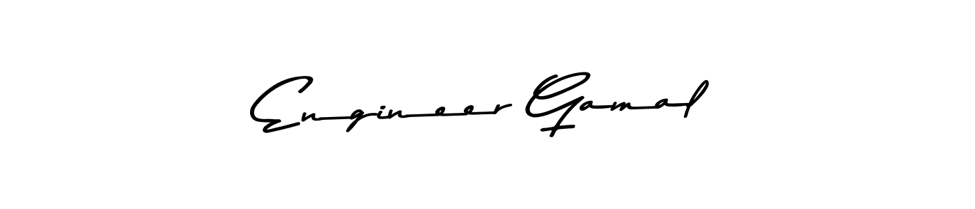 Make a beautiful signature design for name Engineer Gamal. With this signature (Asem Kandis PERSONAL USE) style, you can create a handwritten signature for free. Engineer Gamal signature style 9 images and pictures png