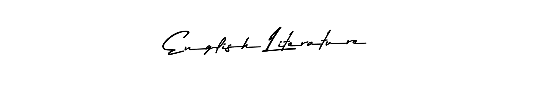The best way (Asem Kandis PERSONAL USE) to make a short signature is to pick only two or three words in your name. The name English Literature include a total of six letters. For converting this name. English Literature signature style 9 images and pictures png
