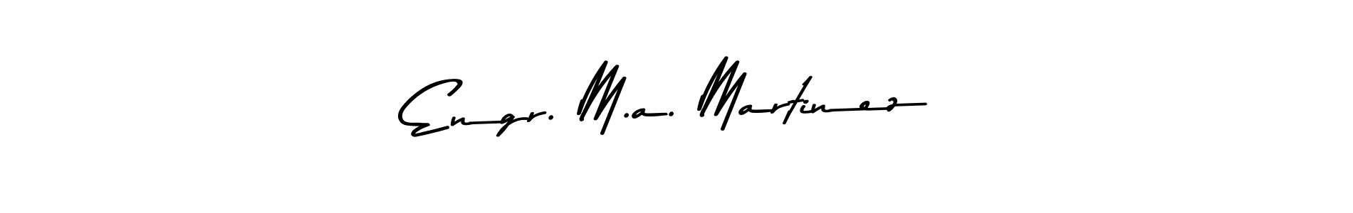 Once you've used our free online signature maker to create your best signature Asem Kandis PERSONAL USE style, it's time to enjoy all of the benefits that Engr. M.a. Martinez name signing documents. Engr. M.a. Martinez signature style 9 images and pictures png