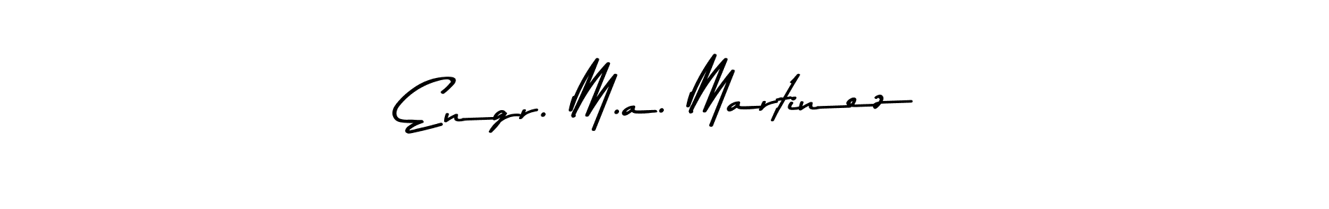 Asem Kandis PERSONAL USE is a professional signature style that is perfect for those who want to add a touch of class to their signature. It is also a great choice for those who want to make their signature more unique. Get Engr. M.a. Martinez name to fancy signature for free. Engr. M.a. Martinez signature style 9 images and pictures png