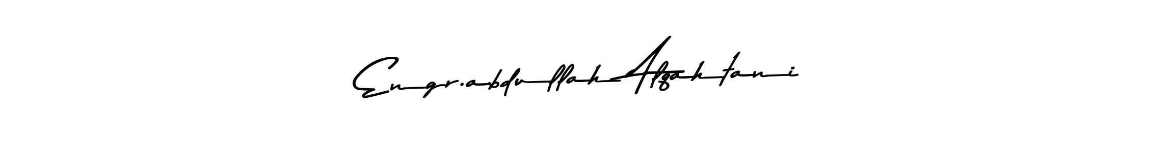 Create a beautiful signature design for name Engr.abdullah Alqahtani. With this signature (Asem Kandis PERSONAL USE) fonts, you can make a handwritten signature for free. Engr.abdullah Alqahtani signature style 9 images and pictures png