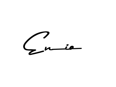 Enio stylish signature style. Best Handwritten Sign (Asem Kandis PERSONAL USE) for my name. Handwritten Signature Collection Ideas for my name Enio. Enio signature style 9 images and pictures png