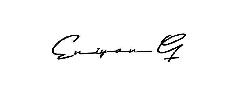 Also You can easily find your signature by using the search form. We will create Eniyan G name handwritten signature images for you free of cost using Asem Kandis PERSONAL USE sign style. Eniyan G signature style 9 images and pictures png