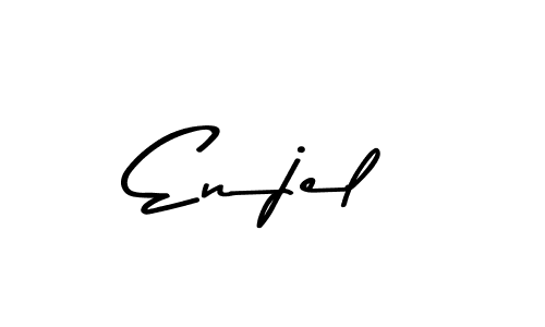 How to make Enjel signature? Asem Kandis PERSONAL USE is a professional autograph style. Create handwritten signature for Enjel name. Enjel signature style 9 images and pictures png